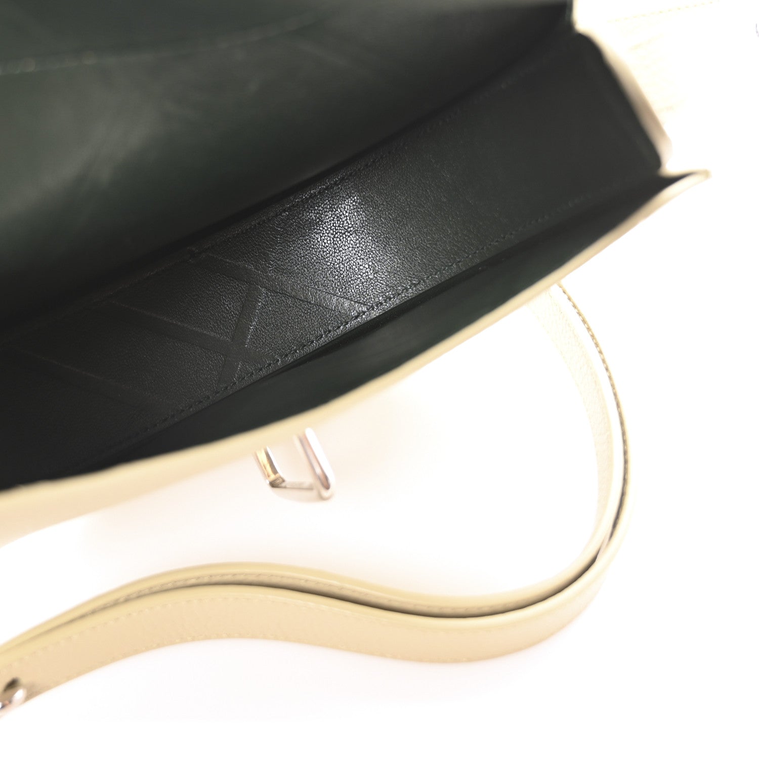 Grainy Calfskin Mini Rocking Horse Crossbody Hunter