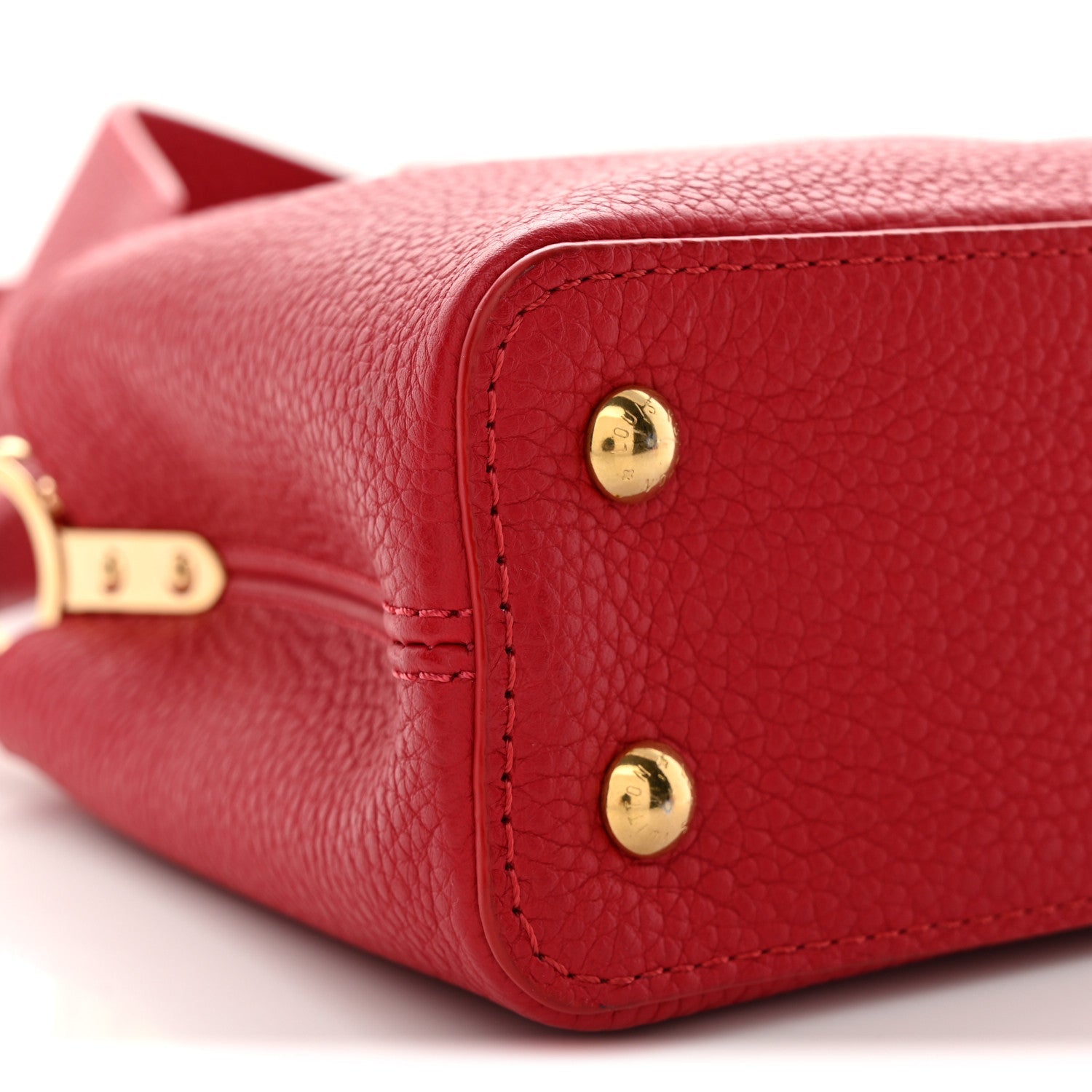 Taurillon Mini Capucines Scarlet