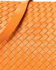 Nappa Intrecciato Drawstring Messenger Flap Orange