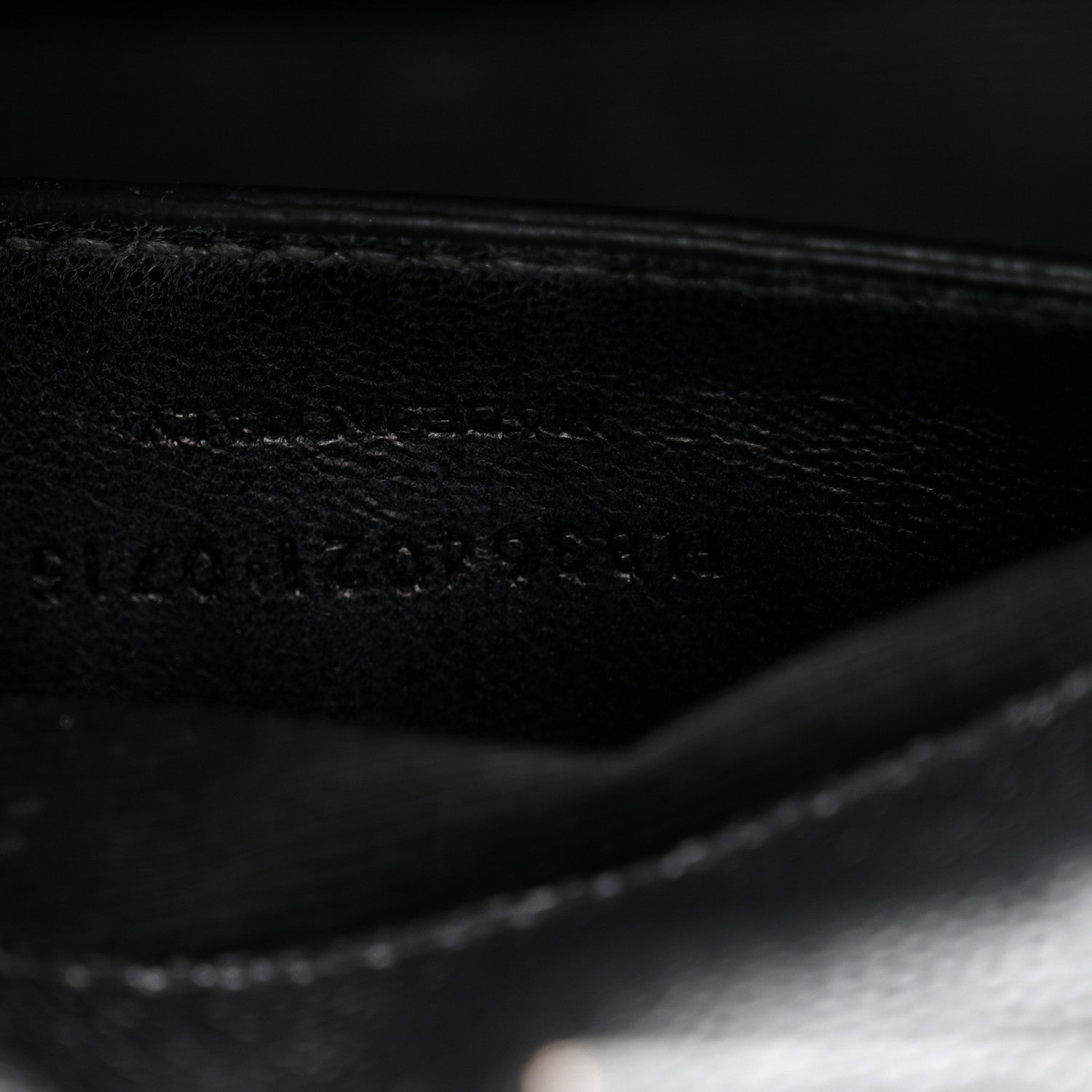 Grain De Poudre Medium Classic Monogram Monochrome Kate Satchel Black