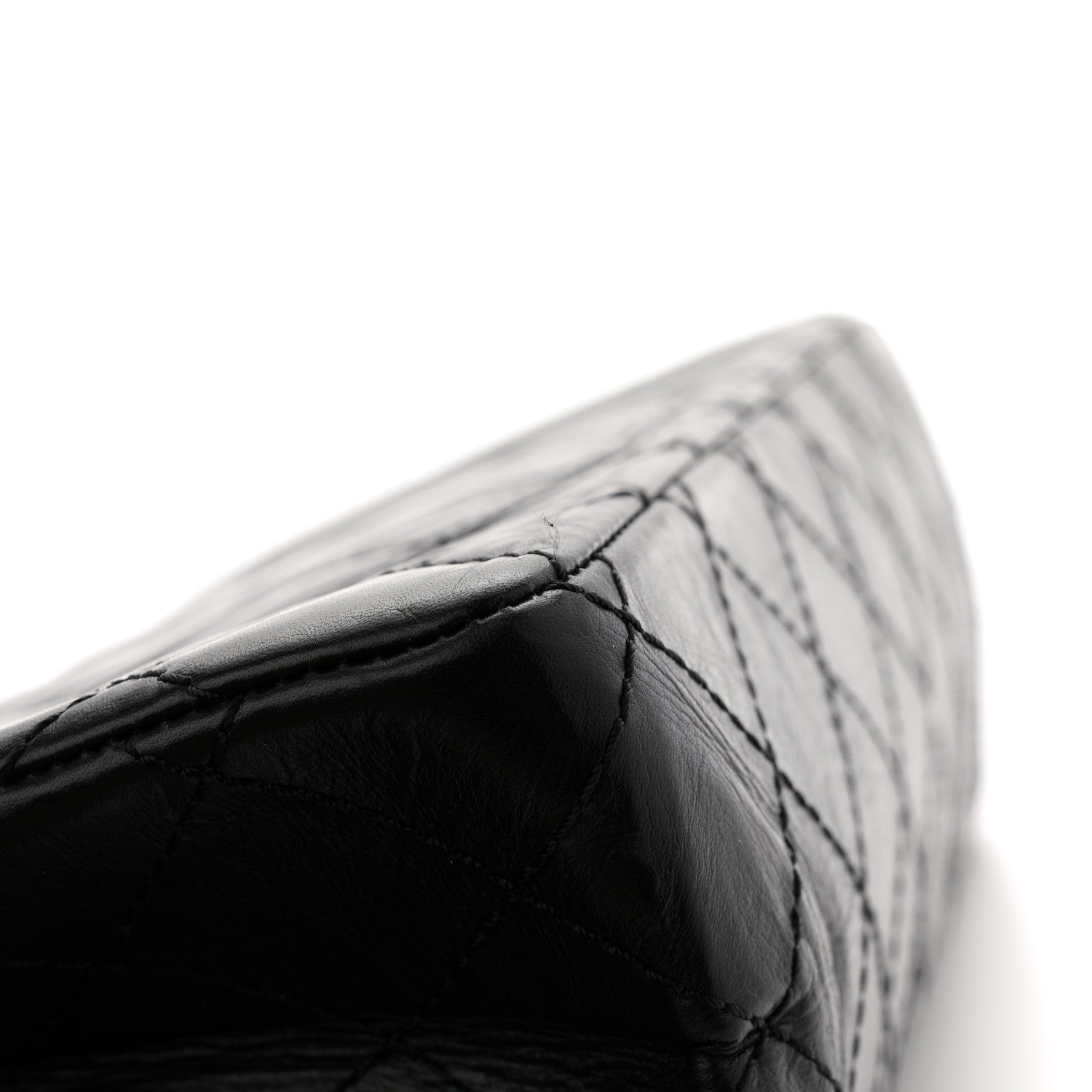 Aged Calfskin Quilted 2.55 Reissue 226 Flap Black