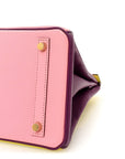 Chevre Mysore Horseshoe Birkin 30 Rose Confetti Anemone Lime