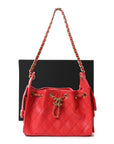 Caviar Quilted Mini CHNL 25 Handbag Red
