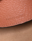 Monogram Textured Dollar Calfskin Small Ophidia Dome Shoulder Bag Cloche Rose Pink