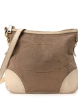 Jacquard Logo Shoulder Bag Corda Cera