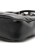 Calfskin Matelasse Monogram Lou Camera Bag Black