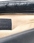 Pebbled Calfskin Small Soho Disco Bag Blue