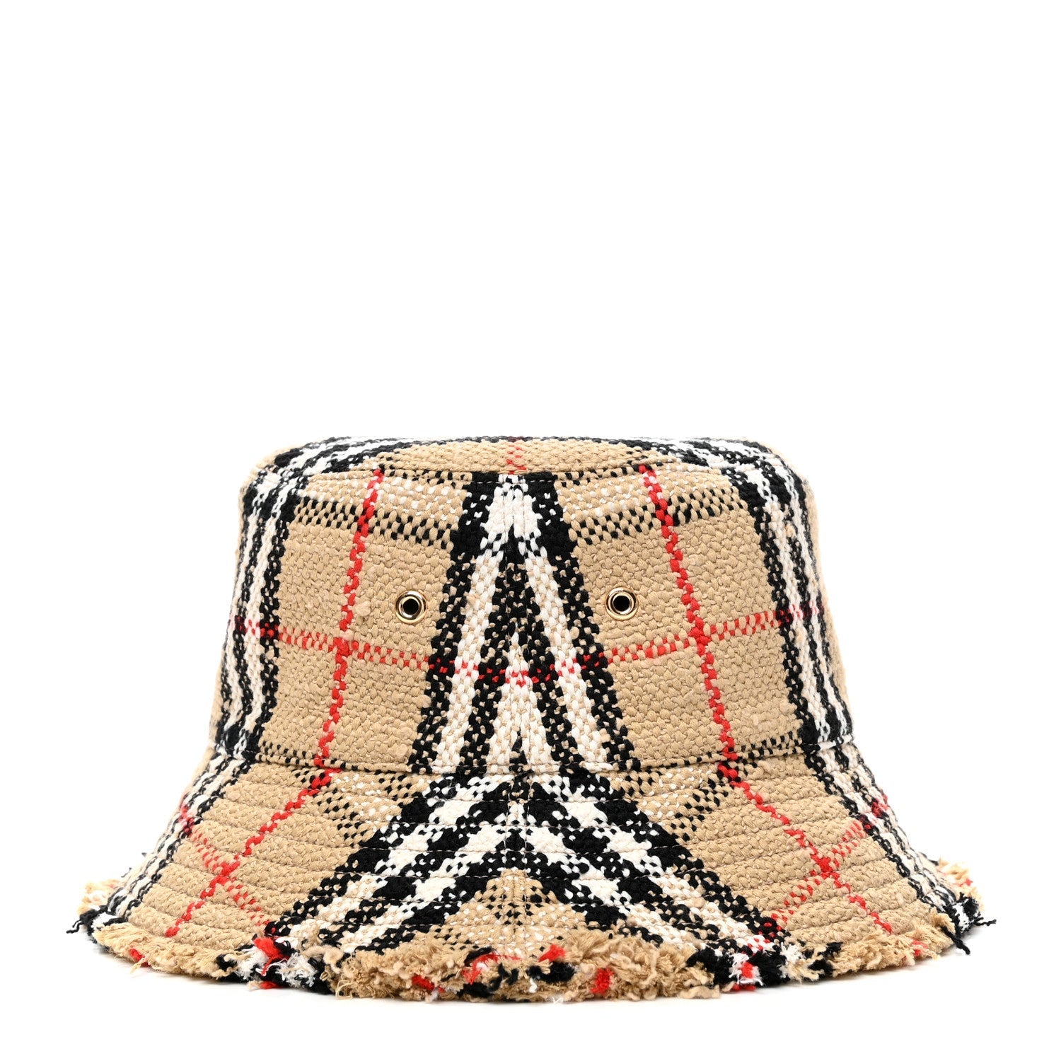 Tweed Check Bucket Hat M Archive Beige