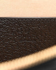Textured Calfskin Web Small Ophidia Tote Bag Black