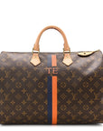 Monogram My LV Heritage Speedy 40 Orange Navy