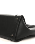 Drummed Calfskin Mini Luggage Black