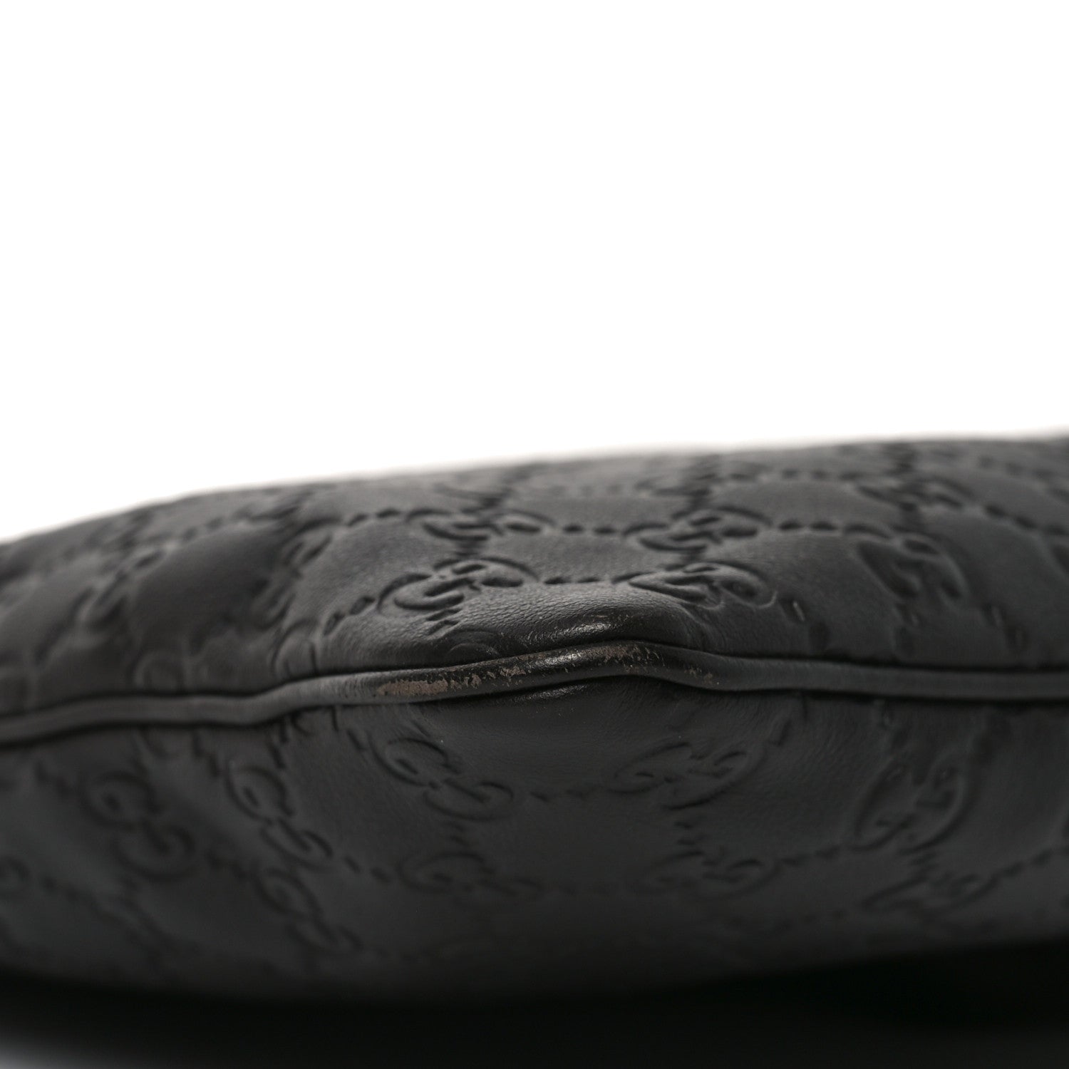 GCCIssima Medium Flat Messenger Bag Black