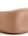Pebbled Calfskin Small Soho Disco Bag Camelia