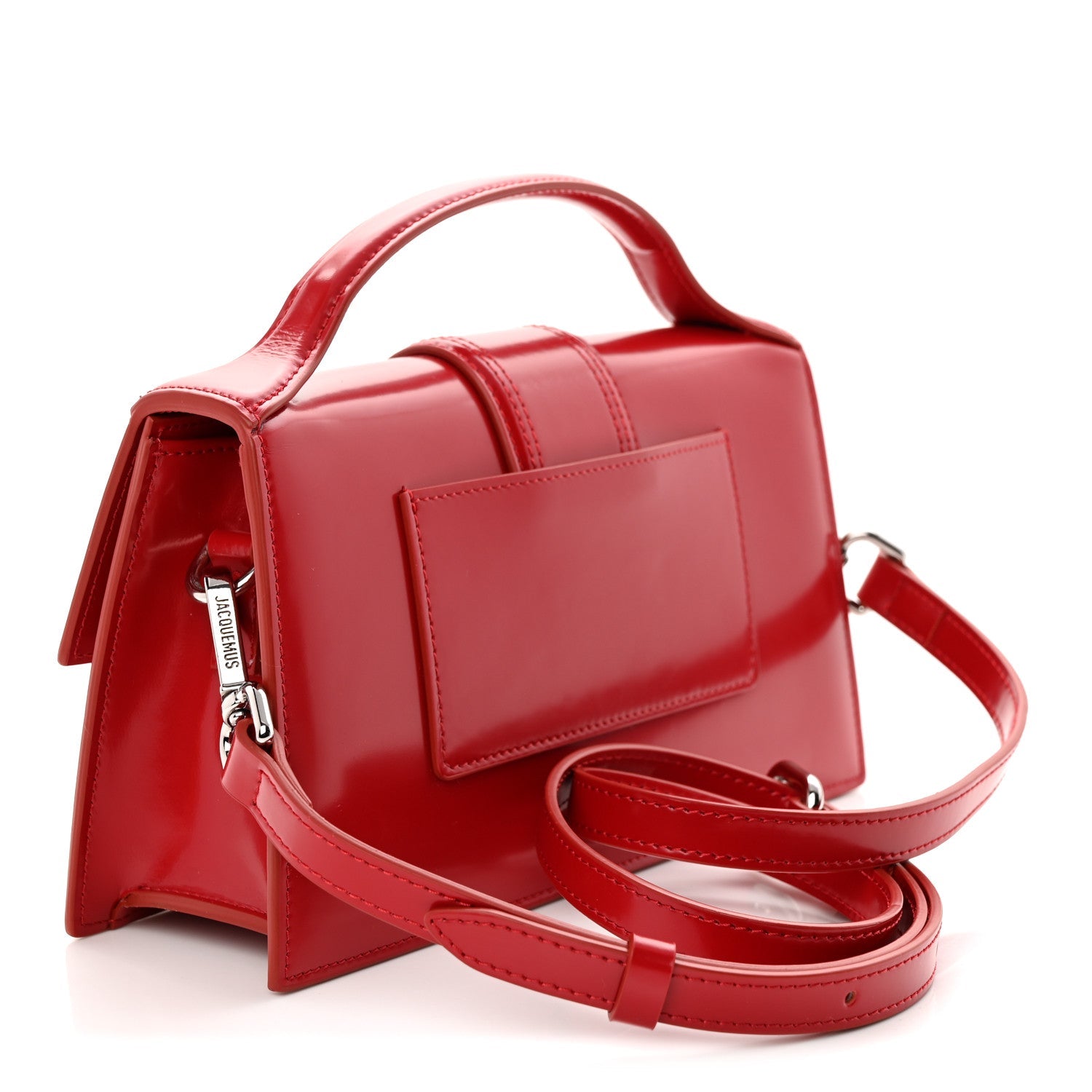 Glazed Calfskin Le Grand Bambino Red