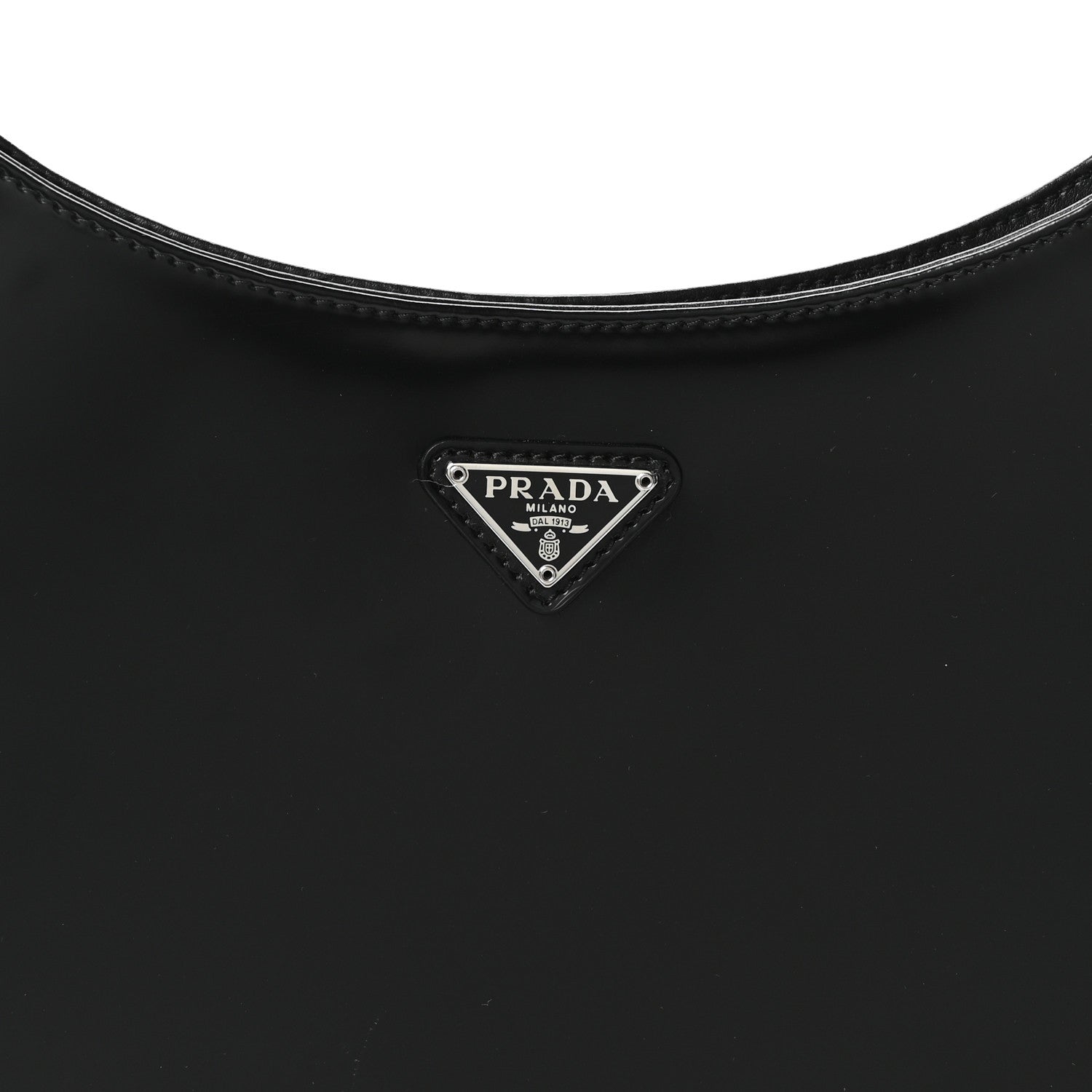 Spazzolato Cleo Shoulder Bag Black