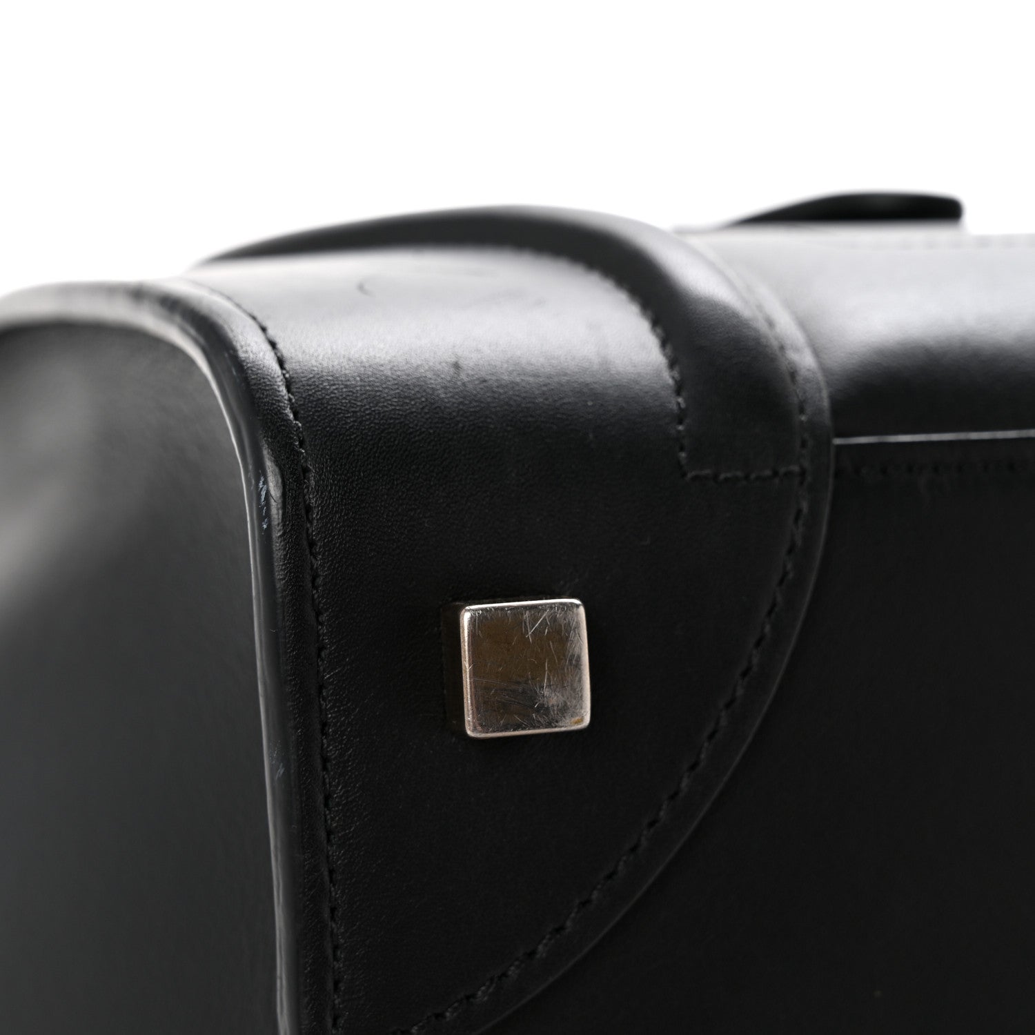 Smooth Calfskin Mini Luggage Black