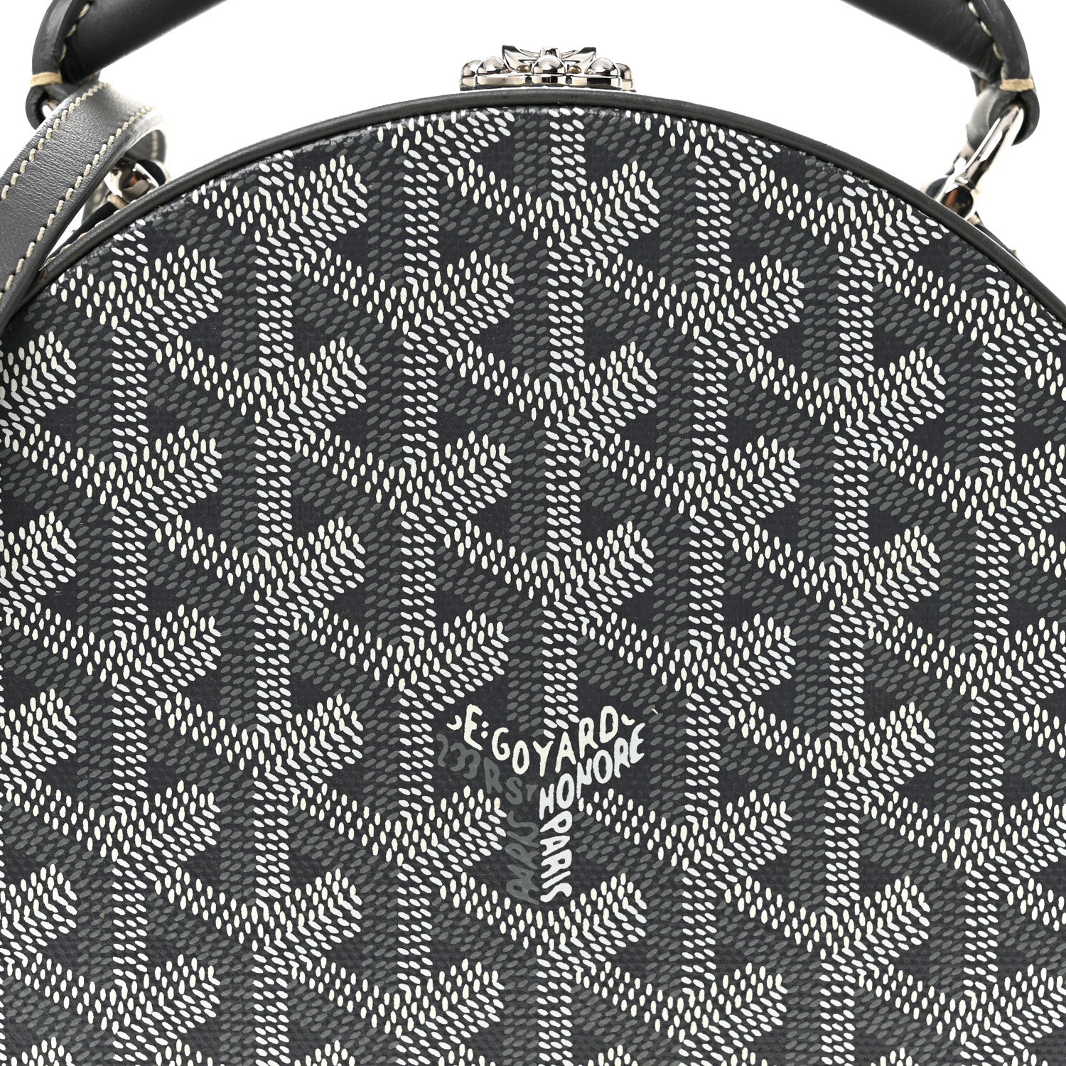 Goyardine Alto Hatbox Grey