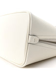 Saffiano Cuir Small Matinee Tote  Bianco Black