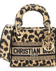 Canvas Mini Mizza Embroidered Lady D-Lite Beige Multicolor