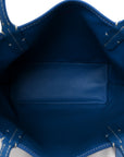 Goyardine Reversible Mini Anjou Sky Blue