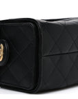 Caviar Quilted Mini CHNL 25 Handbag Black
