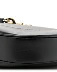 Ancora Calfskin Medium Jackie Shoulder Bag Black