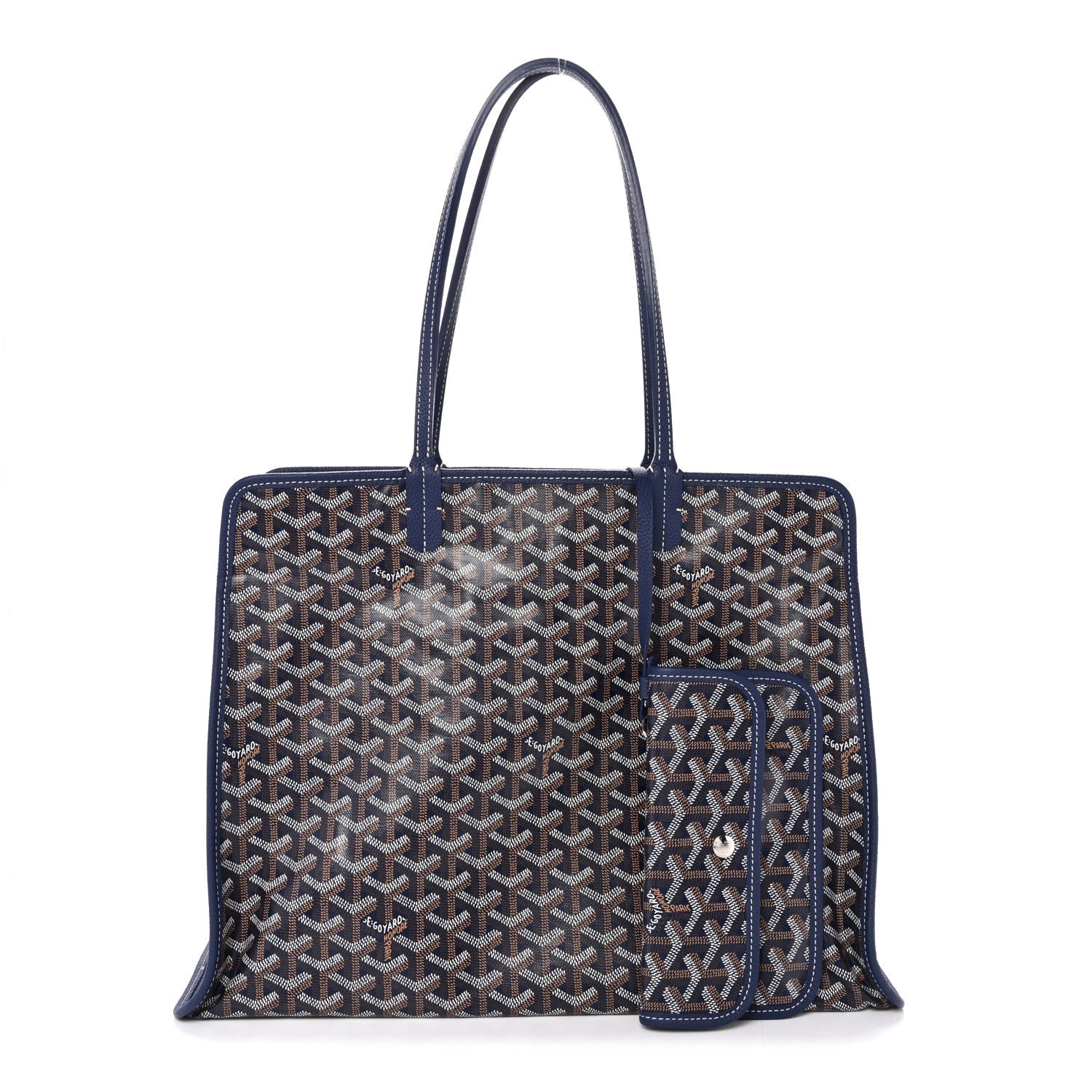 Goyardine Sac Hardy Pet Carrier PM Navy