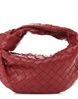 Nappa Intrecciato Mini Jodie Dark Red