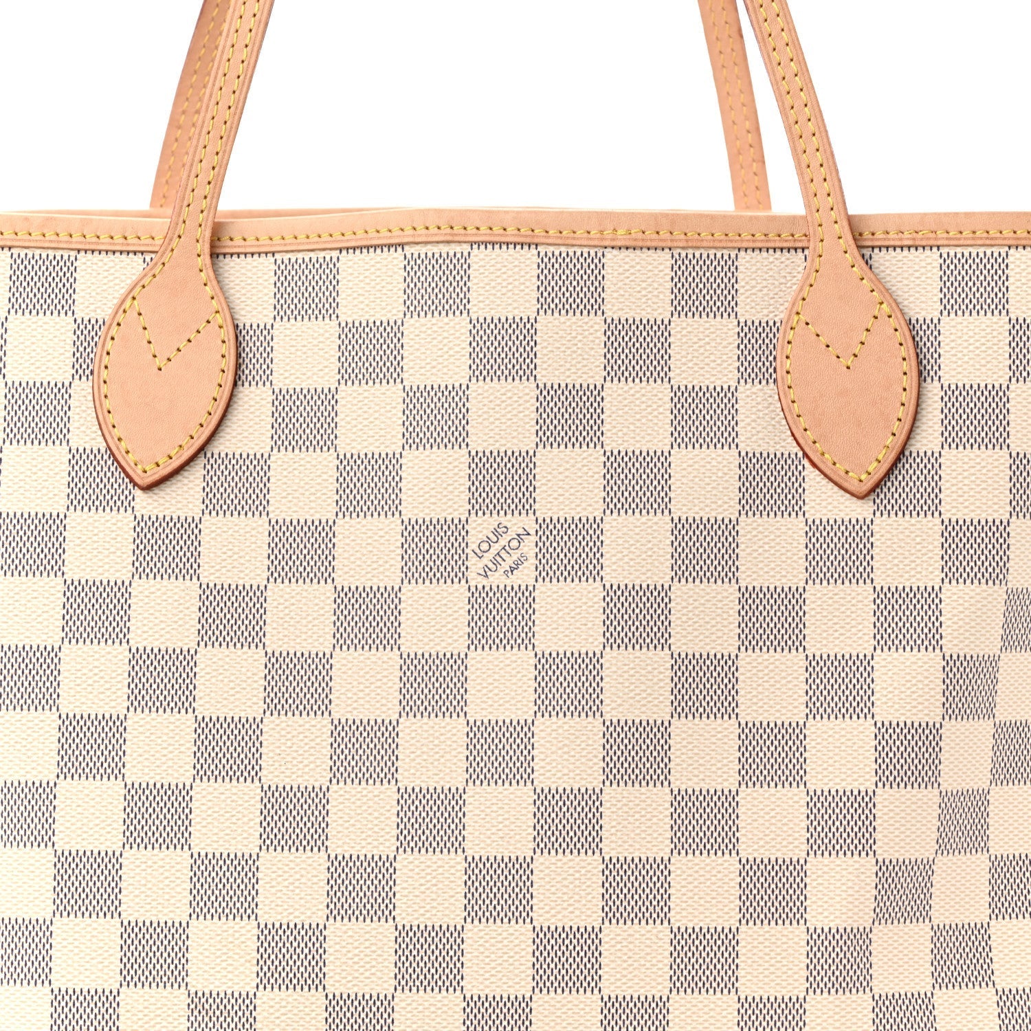 Damier Azur Neo Neverfull MM Rose Ballerine
