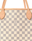Damier Azur Neo Neverfull MM Rose Ballerine