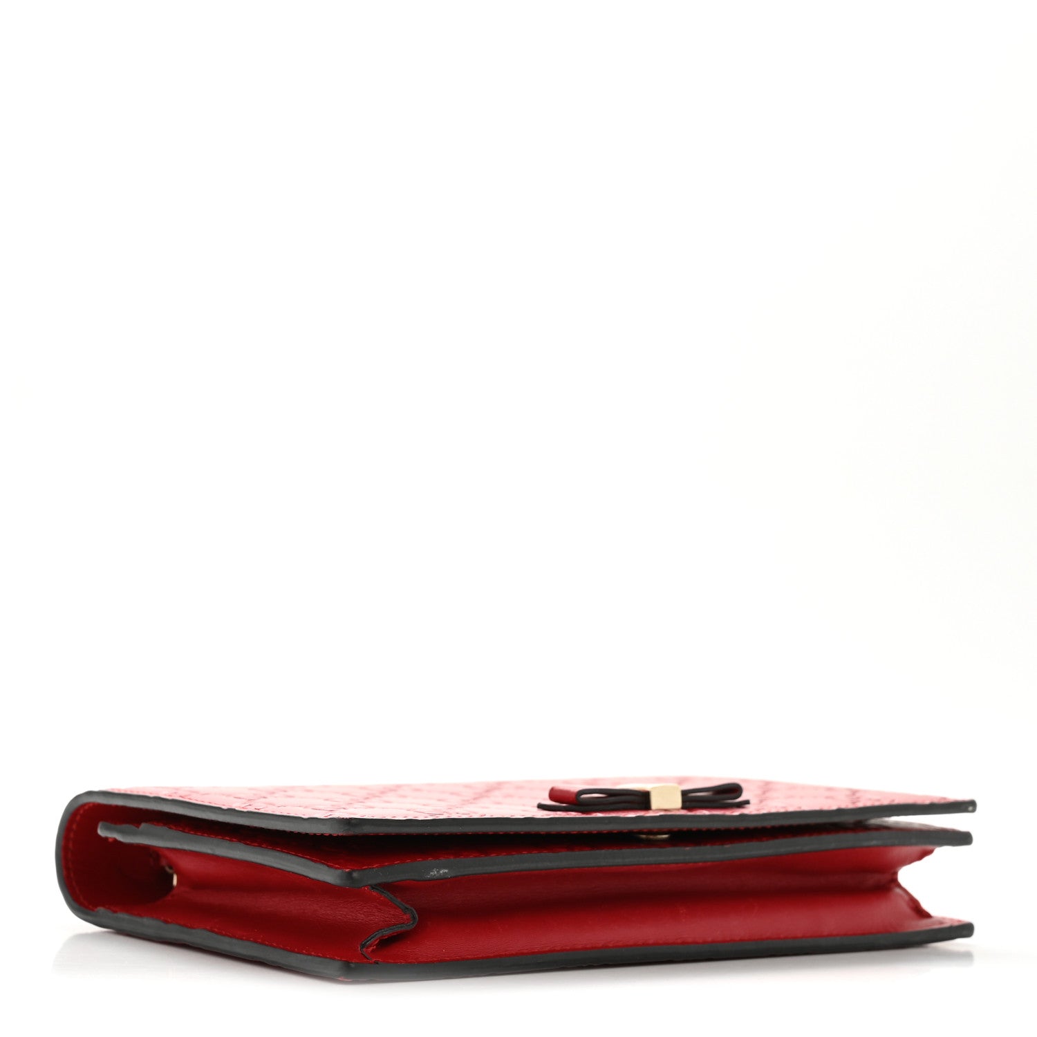 GCCIssima Signature Bowy Chain Wallet Hibiscus Red