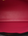 Taurillon Capucines MM Black Fuchsia