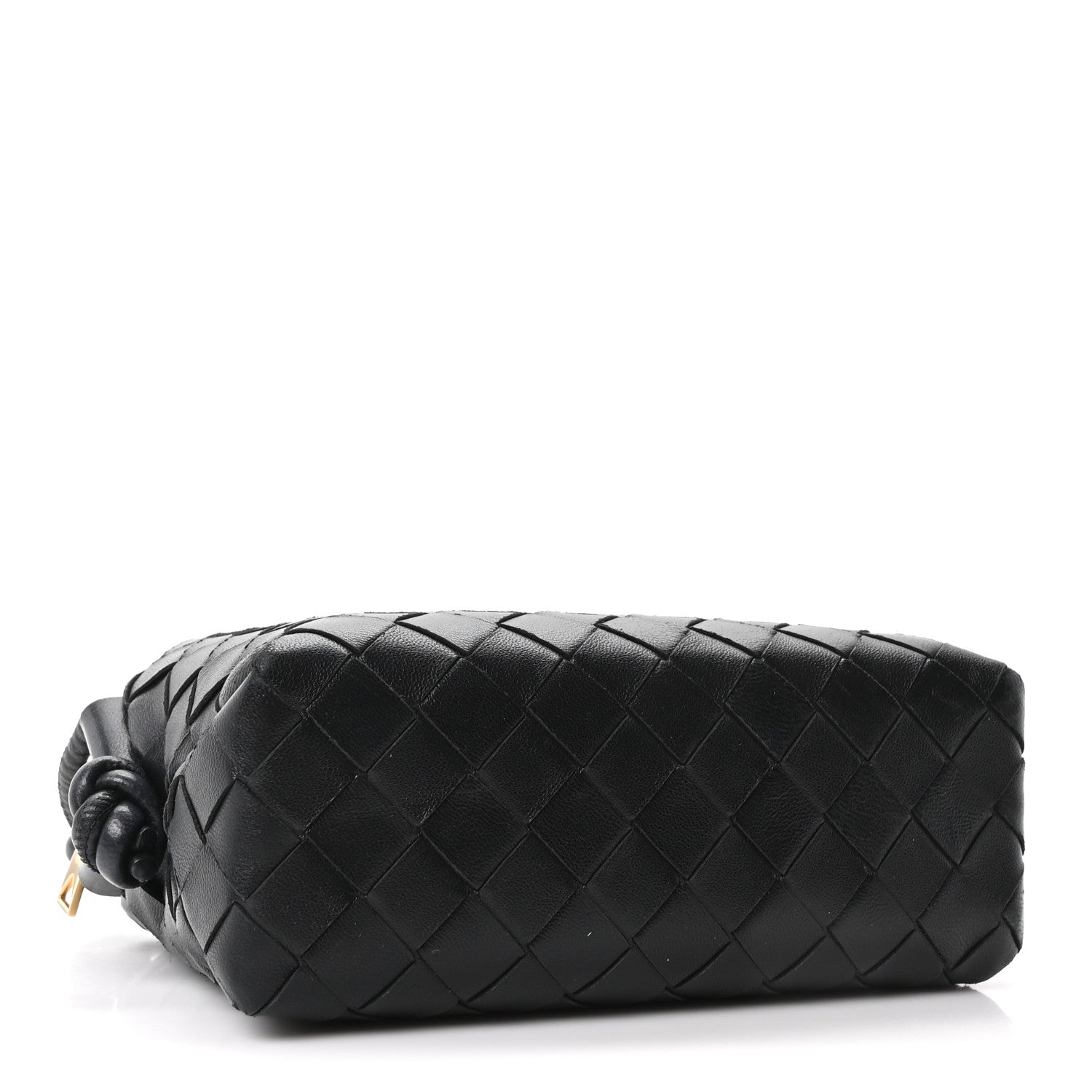 Nappa Intrecciato Mini Loop Camera Bag Black