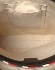 Soft GG Supreme Monogram Courrier Web Medium Flat Messenger Bag Beige New Acero Multicolor