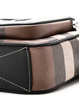 Canvas Check Paddy Messenger Birch Brown
