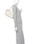 Soft Calfskin Medium Darling Shoulder Bag White