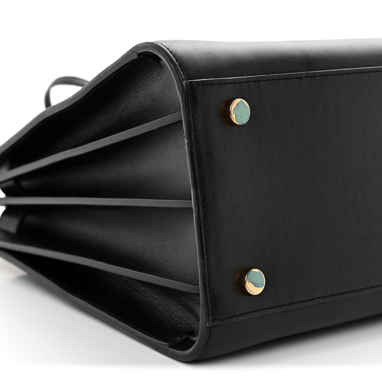 Calfskin Small Sac De Jour Black