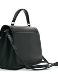 Grain de Poudre Medium Classic Monogram Cassandra Top Handle Dark Green