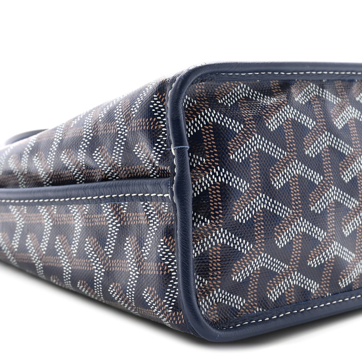 Goyardine Reversible Mini Anjou Navy
