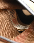 Overdyed Canvas Mega Check Heart Print Medium Chiltern Backpack Black
