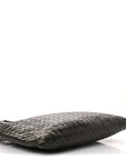 Calfskin Intrecciato Small Hop Kaki