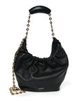 Nappa Small Squeeze Bag Black