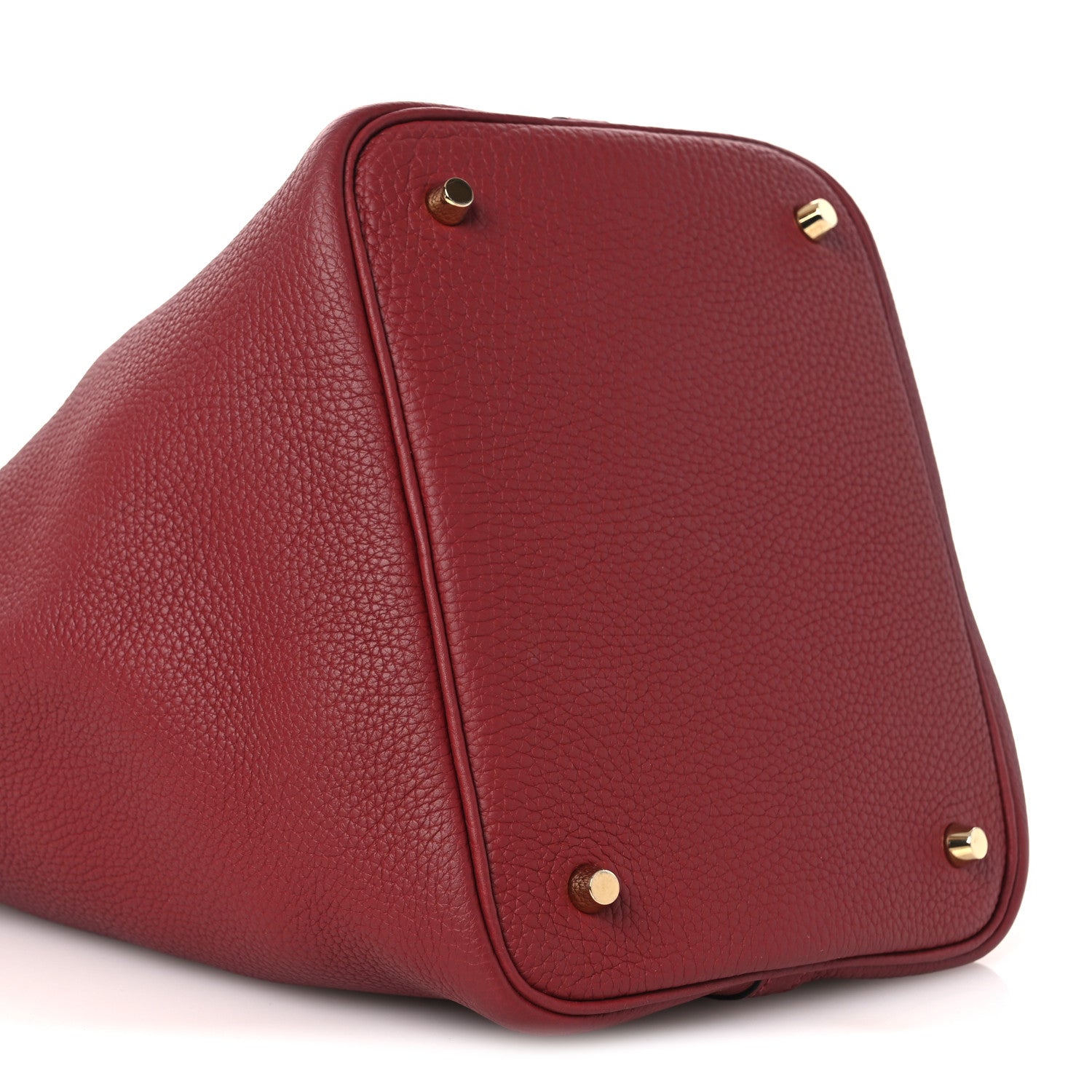 Taurillon Clemence Picotin Lock 22 MM Rouge H