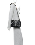Lambskin Quilted Medium CHNL 19 Flap Black
