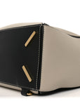 Grained Calfskin Medium Puzzle Bag Amber Light Oat