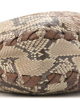 Snakeskin Large New Jackie Shoulder Bag Multicolor
