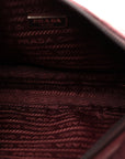Tessuto Nylon Mini Re-Edition 2000 Bag Granato