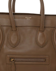 Smooth Calfskin Mini Luggage Camel