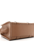 Grained Calfskin Small The Tote Bag Argan Oil