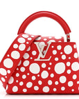 LV X YK Taurillon Capucines Mini Red White